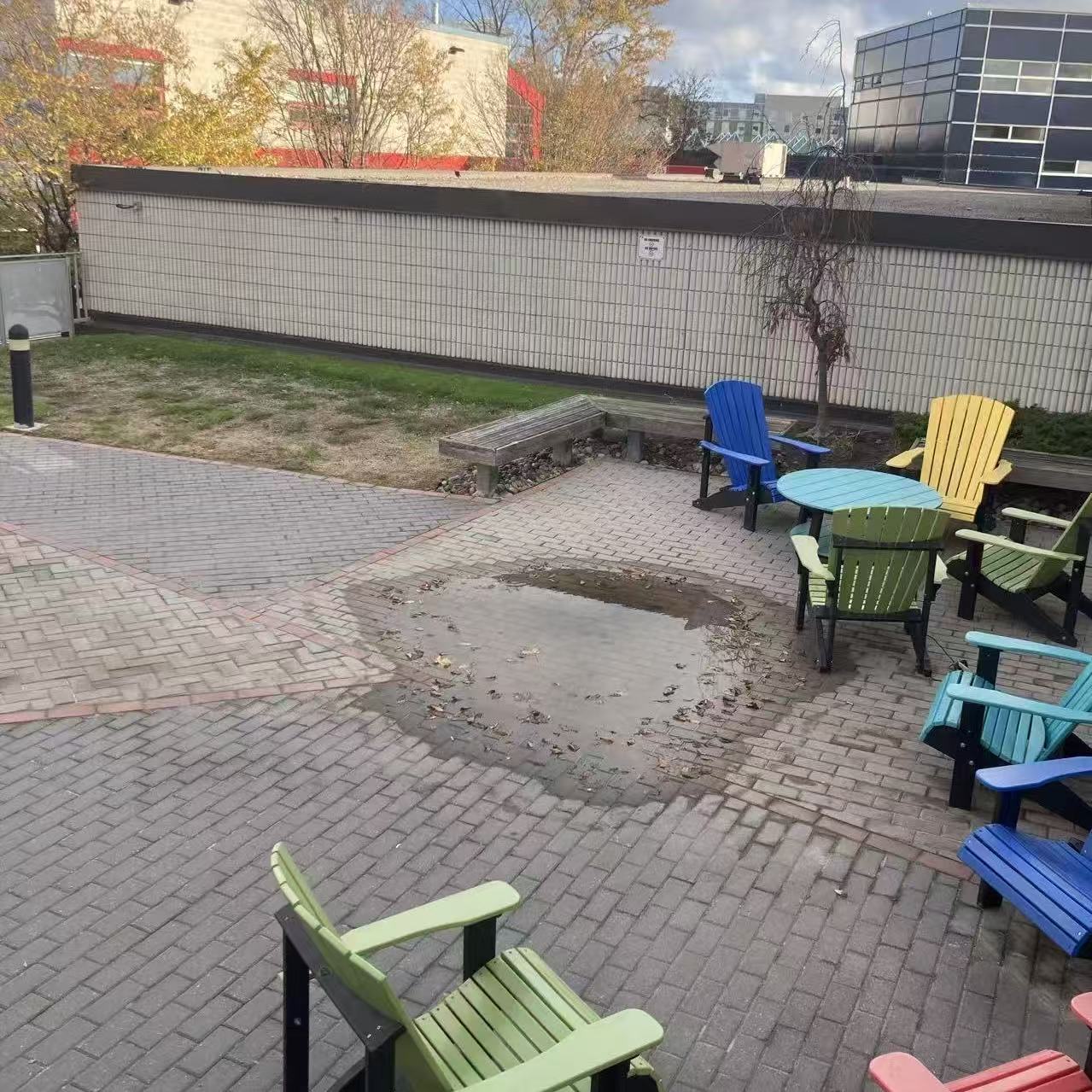 This is one of three distinctive campus spaces that our group photographed.