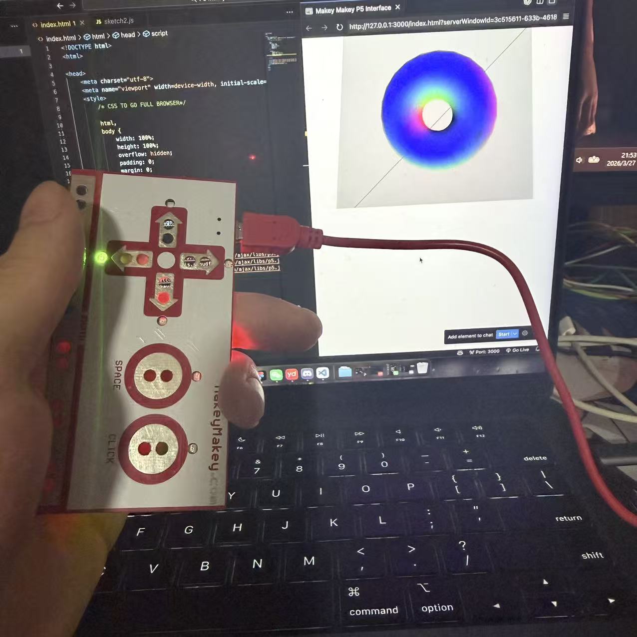 This is the process of me making the prototype of activity one.