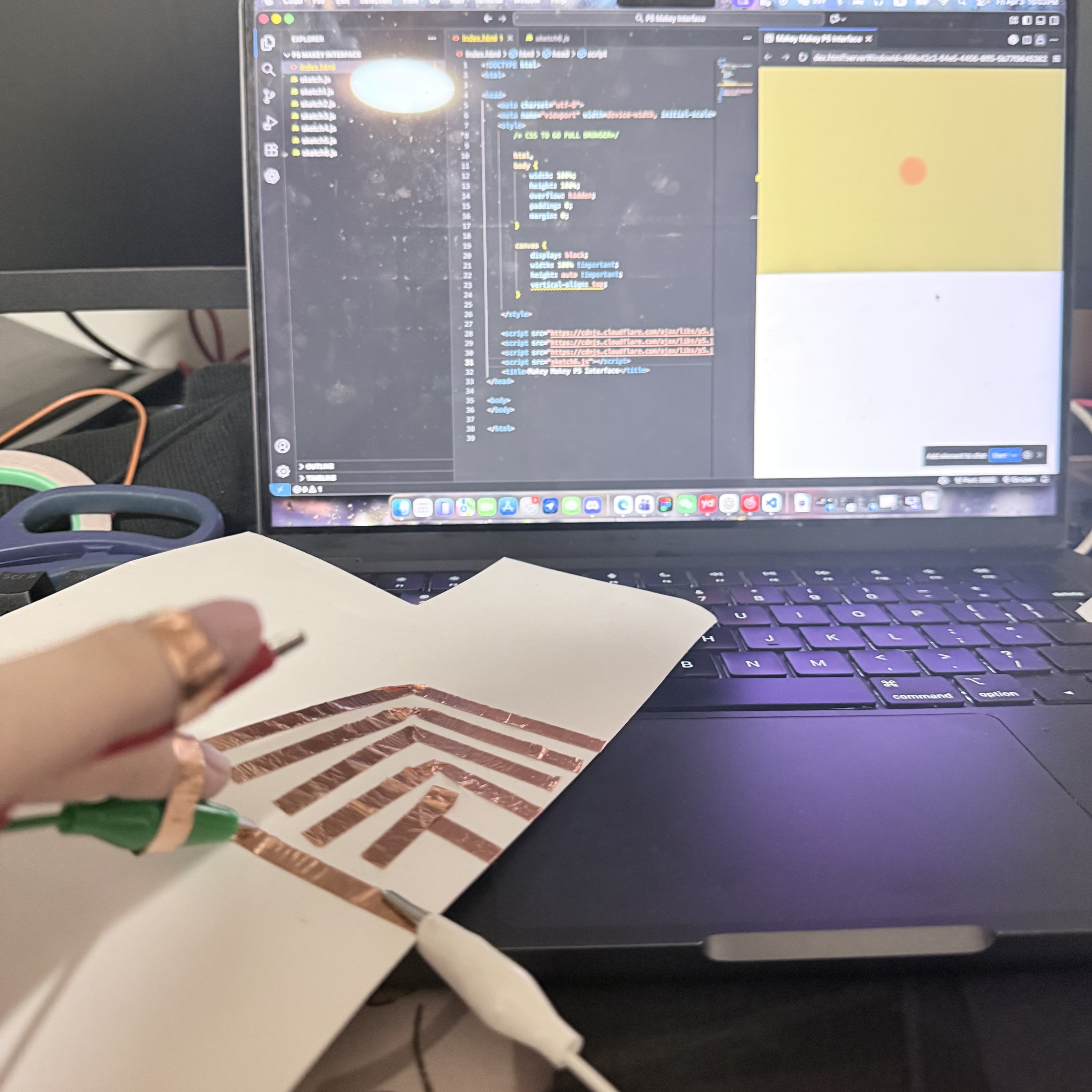 This is the process of me making the prototype of activity two. 