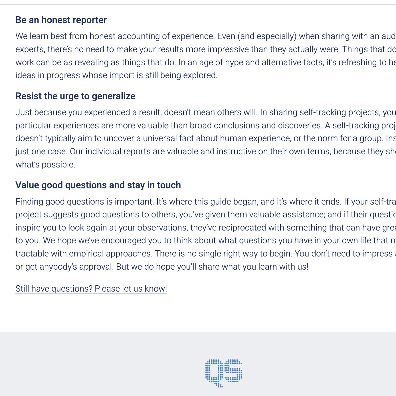 My process of exploring the website.